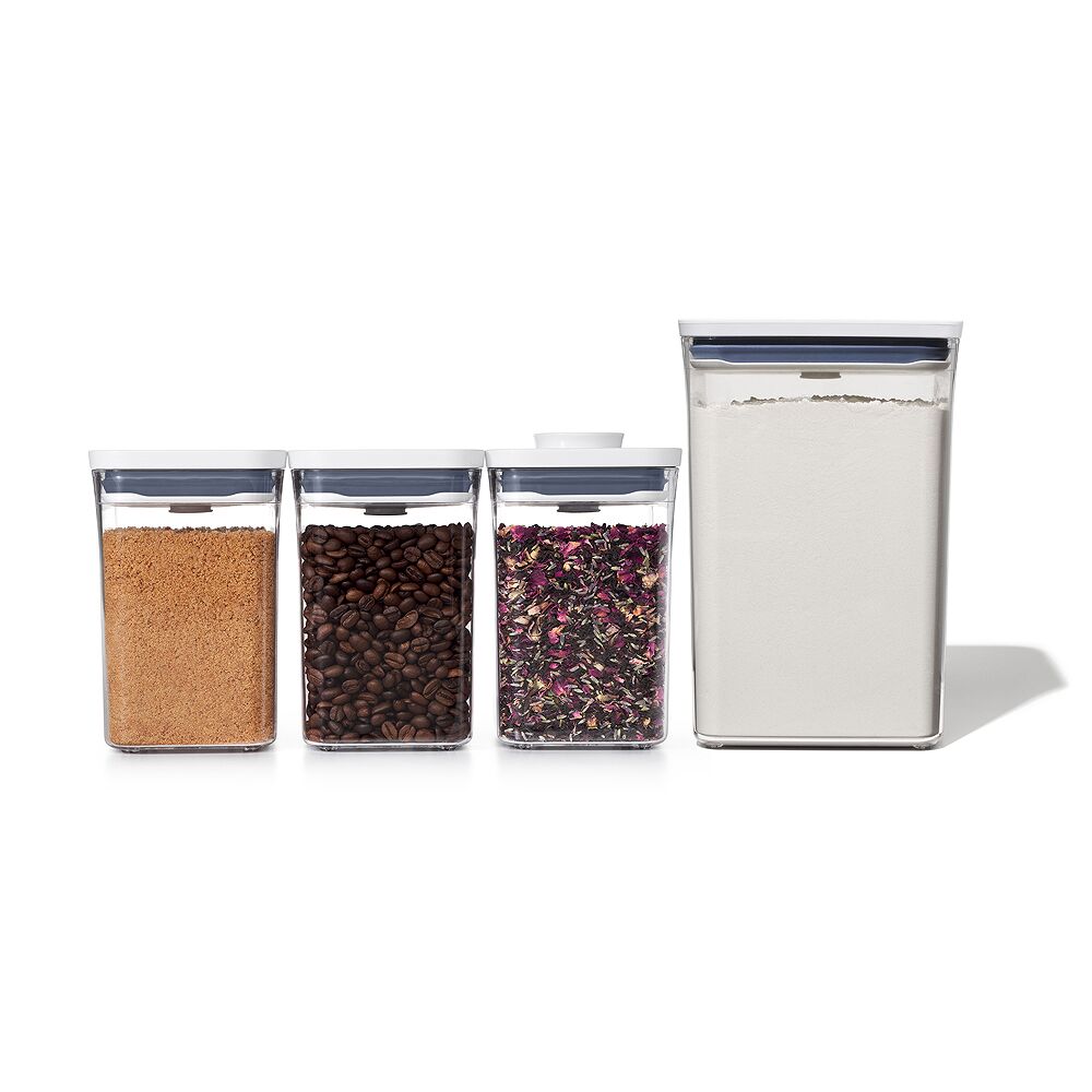 POP Container - Big Square Medium (4.4 Qt.) & 3-Piece POP Container Value Set Bundle D3
