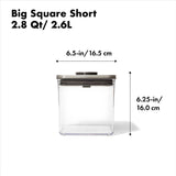 POP Container - Big Square Short (2.8 Qt/2.6 L) C9