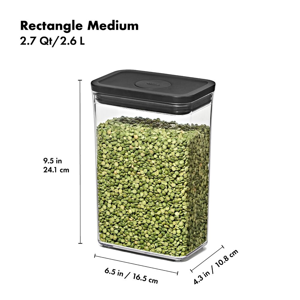 POP Container - Rectangle Medium (2.7 Qt/2.6 L) H8