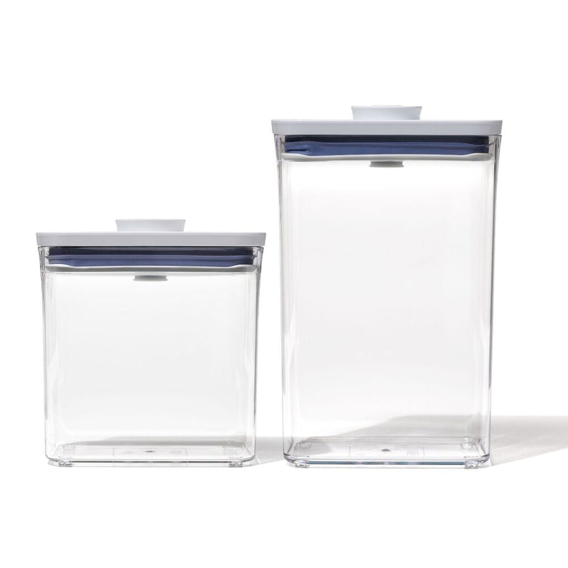 POP Container - Rectangle Medium (2.7 Qt.) & POP Container - Rectangle Short (1.7 Qt.) Bundle F8