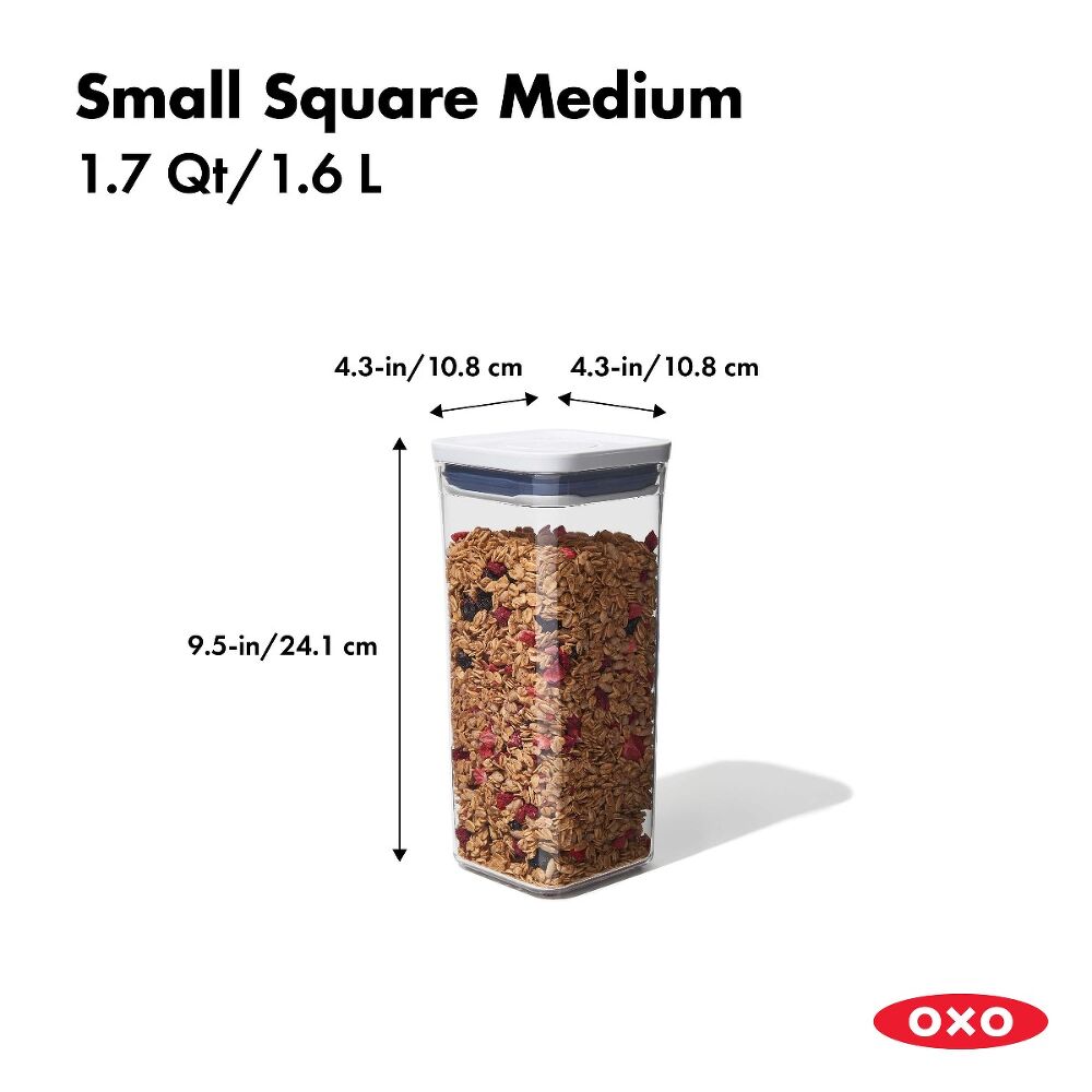 POP Container - Small Square Medium (1.7 Qt.) V5