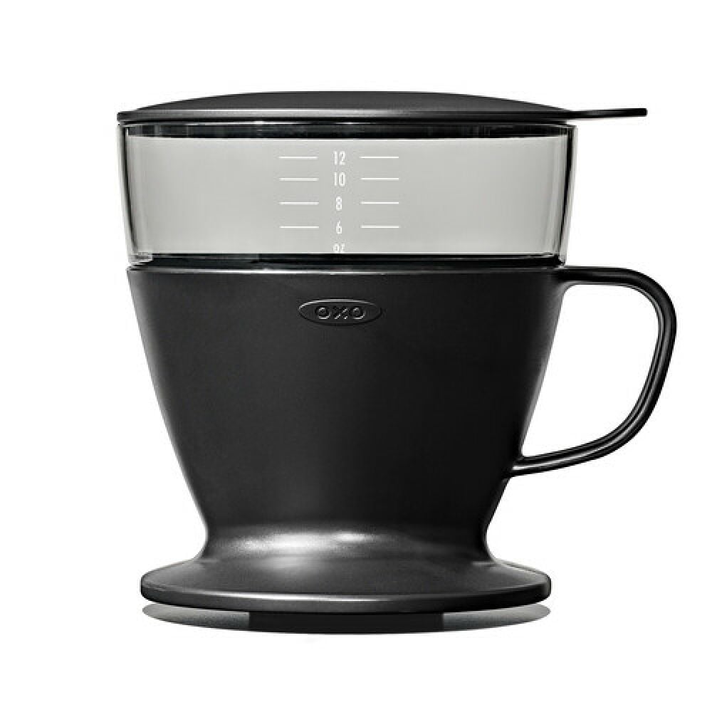 Pour Over Coffee Maker with Water Tank - Matte Black D7