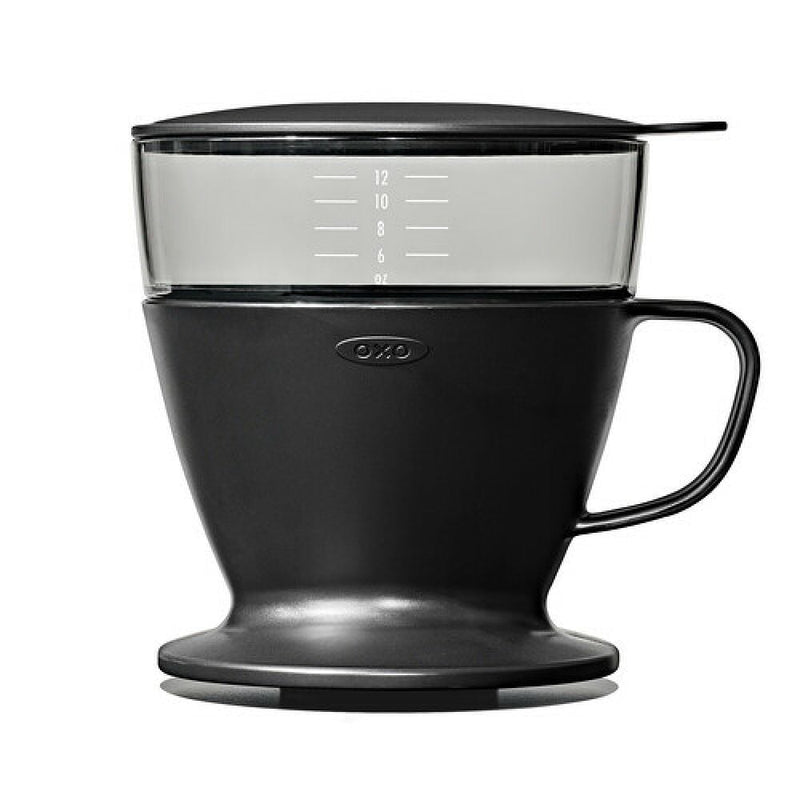 Pour Over Coffee Maker with Water Tank - Matte Black D7