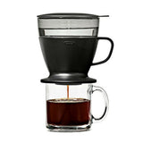 Pour Over Coffee Maker with Water Tank - Matte Black D7