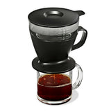 Pour Over Coffee Maker with Water Tank - Matte Black D7