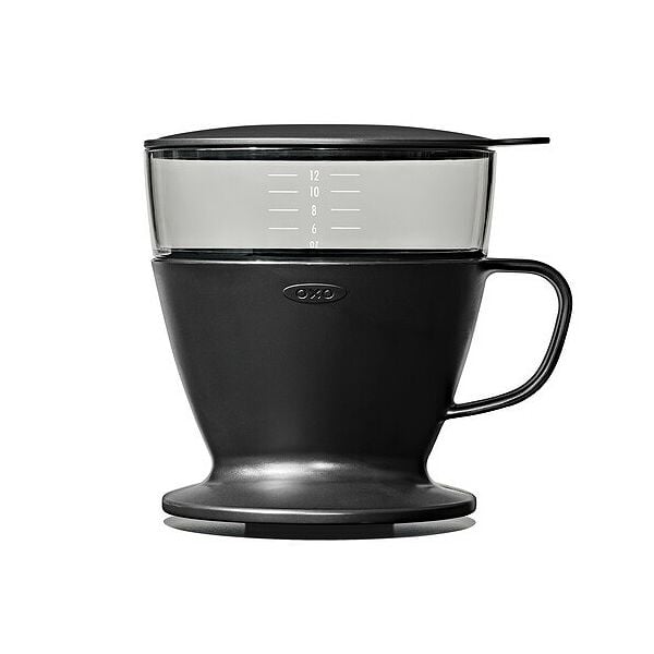 Pour Over Coffee Maker with Water Tank - Matte Black D7