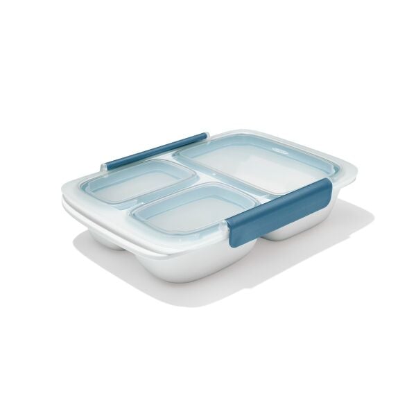 Prep & Go 4.1-Cup Divided Container - Ocean Blue Q5