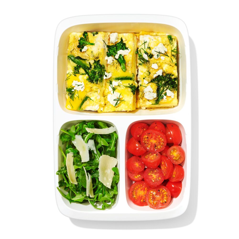 Prep & Go 4.1-Cup Divided Container - Ocean Blue Q9