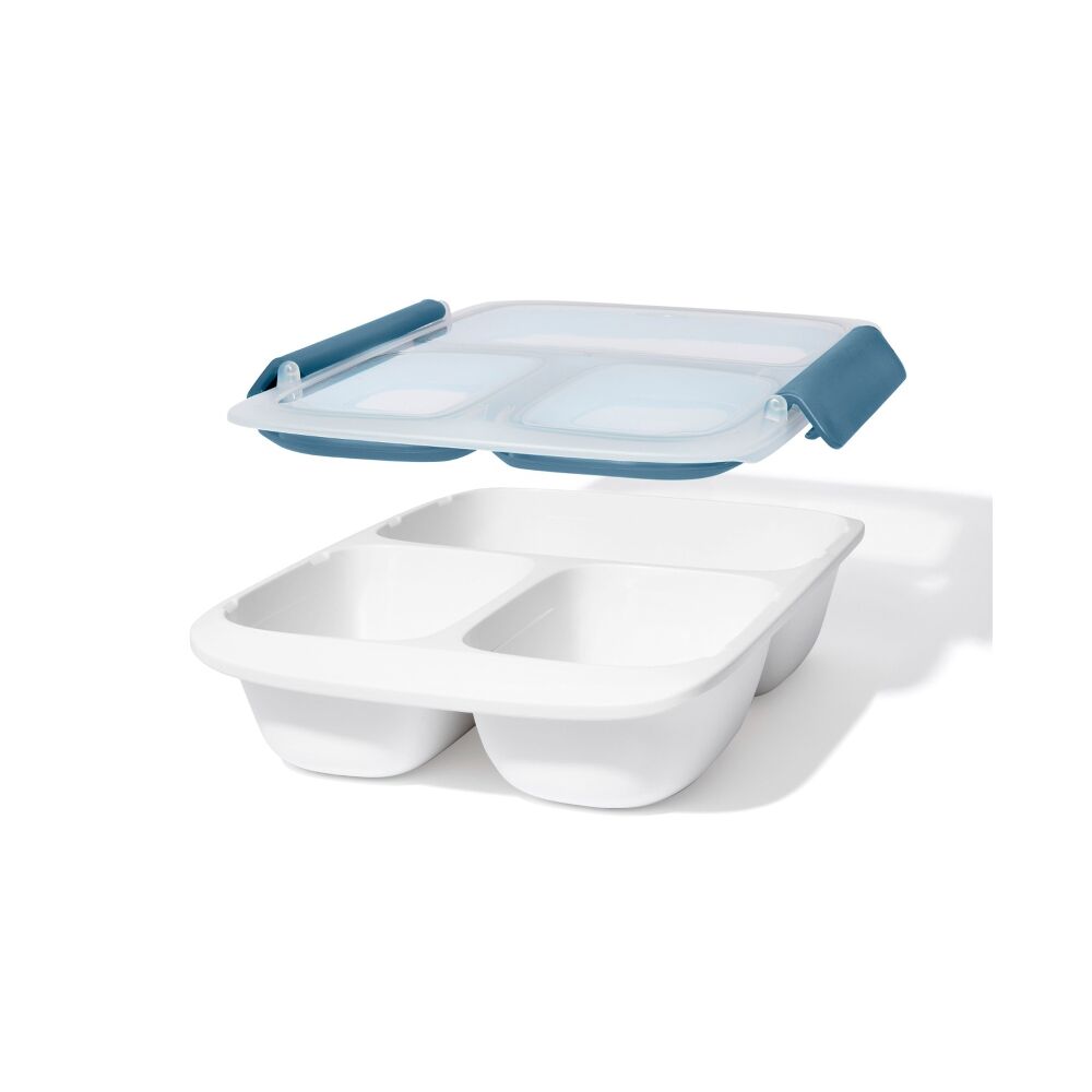 Prep & Go 4.1-Cup Divided Container - Ocean Blue Q9