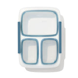 Prep & Go 4.1-Cup Divided Container - Ocean Blue Q9
