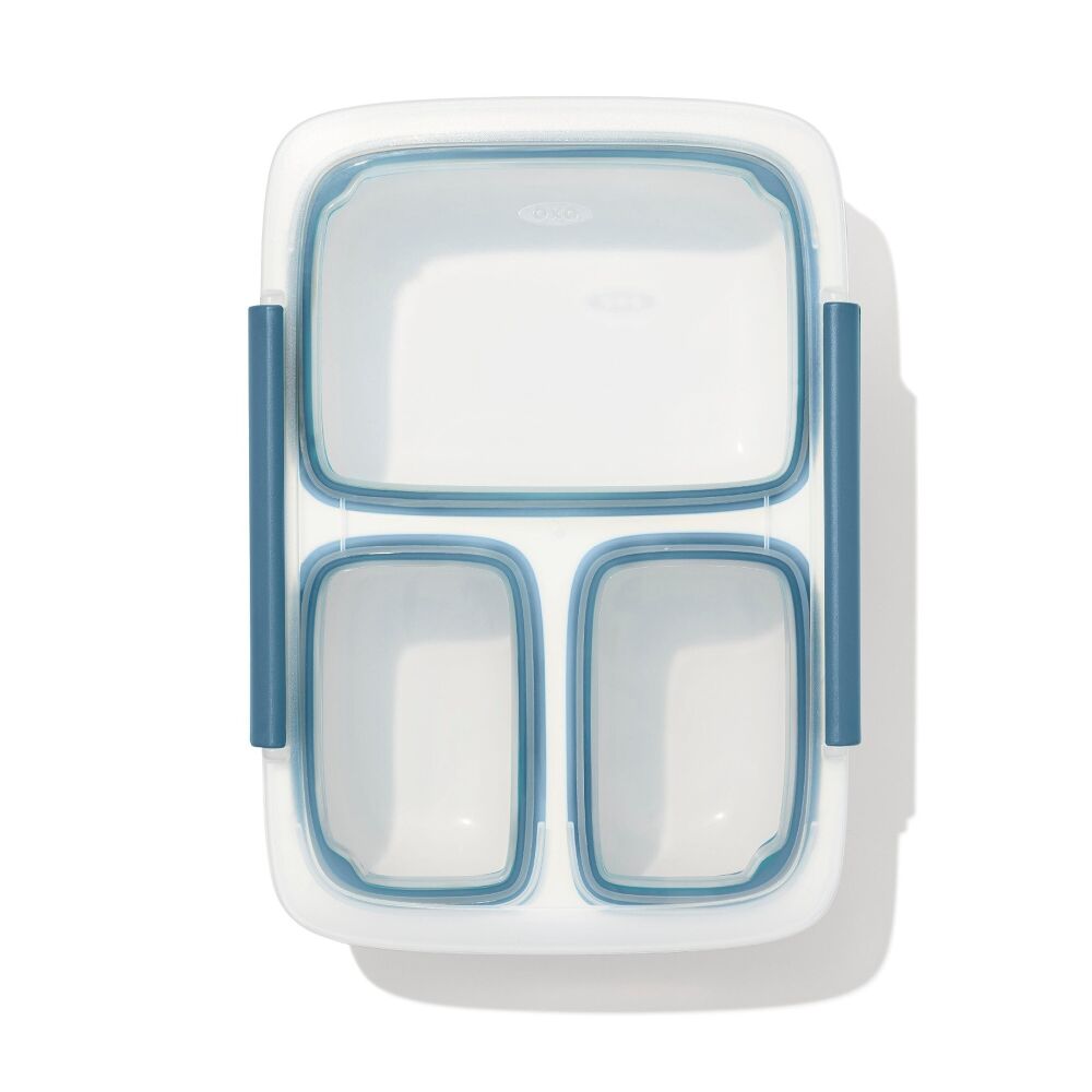 Prep & Go 4.1-Cup Divided Container - Ocean Blue Q9