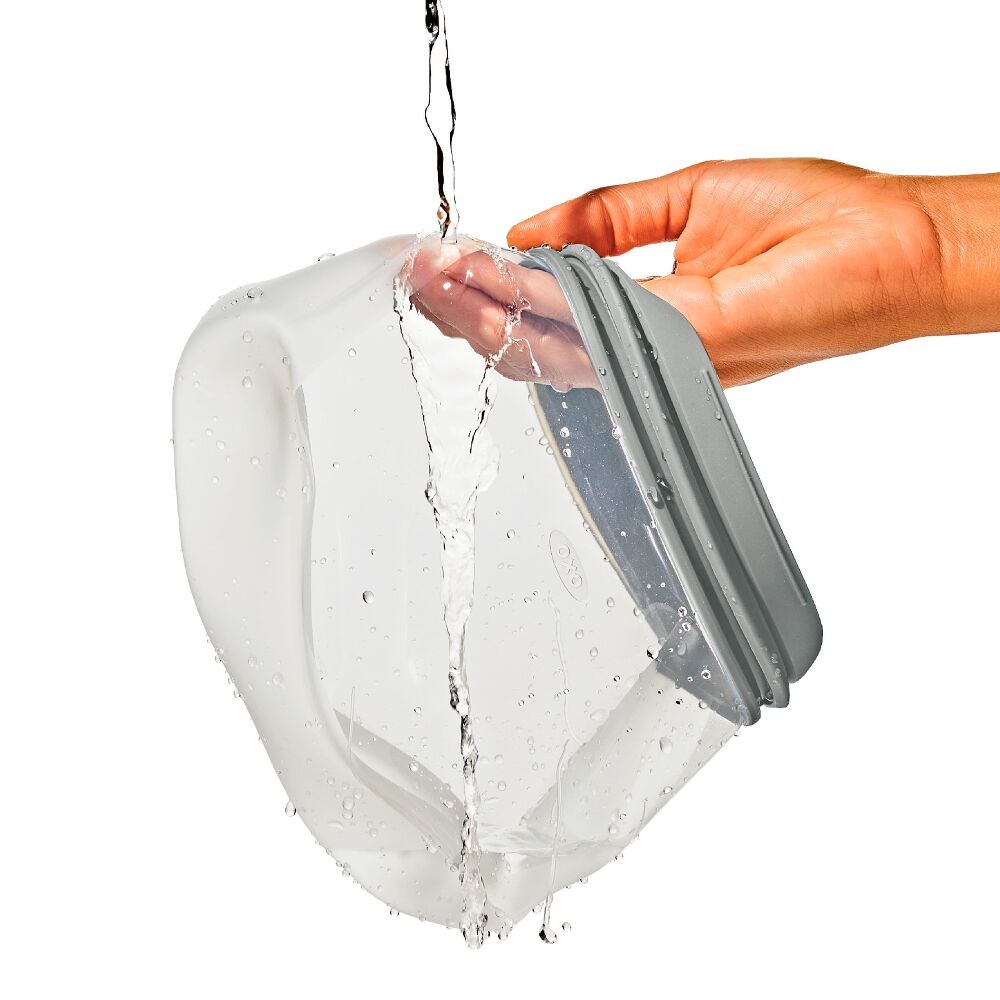 Silicone Reusable Bag  Sandwich (28 oz) - Fog T5