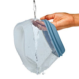 Silicone Reusable Bag  Sandwich (28 oz) - Ocean Blue D7