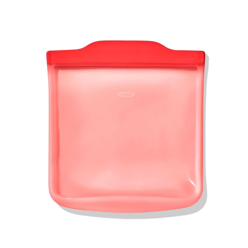 Silicone Reusable Bag - Sandwich Bag (28 oz) - Watermelon M4