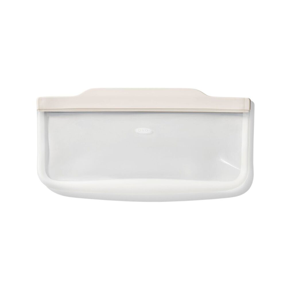 Silicone Reusable Bag - Slim Bag (20 oz) - Oat M2