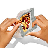Silicone Reusable Bag  Stand-Up Snack (12 oz) - Fog A0