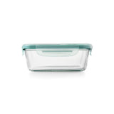 Smart Seal 3.5 Cup Glass Rectangle Container - Teal S1