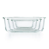 Smart Seal 3.5 Cup Glass Rectangle Container - Teal S1