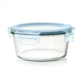 Smart Seal 7-Cup Glass Round Container - Arctic Blue A8