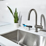 Soap Dispensing Dish Brush Storage Set C9