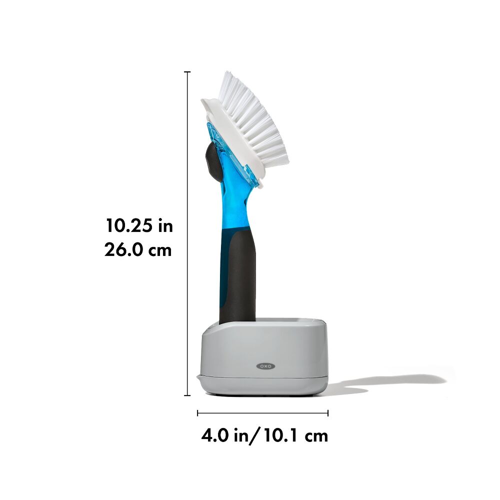 Soap Dispensing Dish Brush Storage Set C9