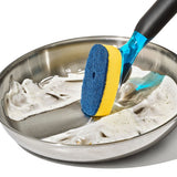 Soap Dispensing Dish Scrub D4