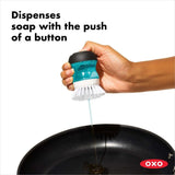 Soap Dispensing Palm Brush D6