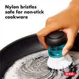 Soap Dispensing Palm Brush D6