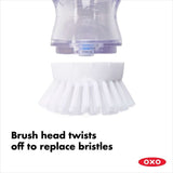 Soap Dispensing Palm Brush D6