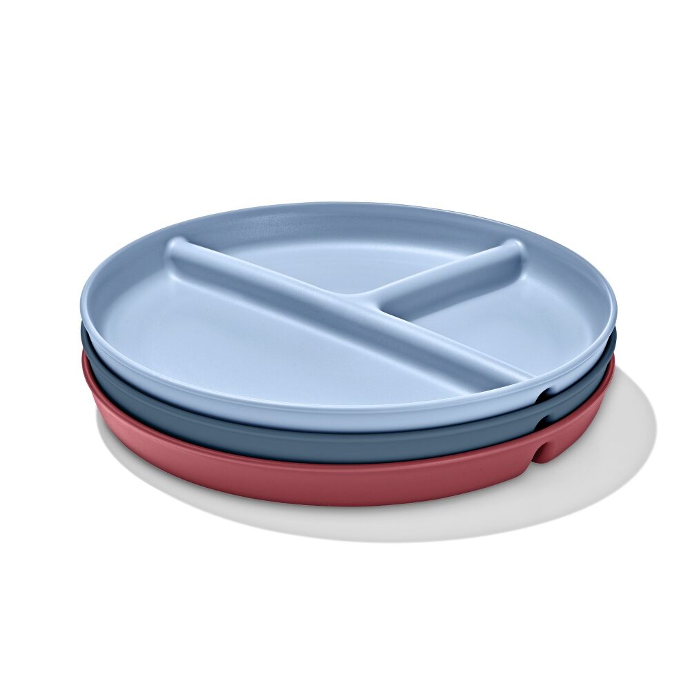 Stackable Divided Plates Set - 3 Pack O4