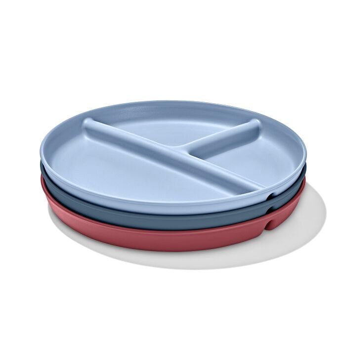 Stackable Divided Plates Set - 3 Pack O4