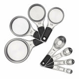 Stainless Steel Measuring Cups and Spoons Set D0