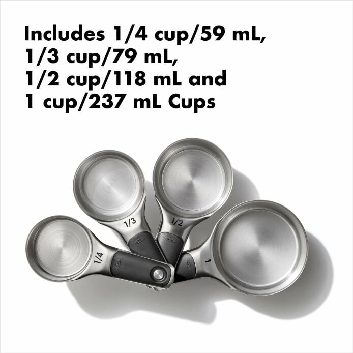 Stainless Steel Measuring Cups and Spoons Set D0