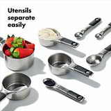 Stainless Steel Measuring Cups and Spoons Set D0