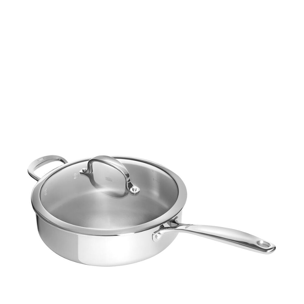 Stainless Steel Pro 10 Inch Covered Skillet T3