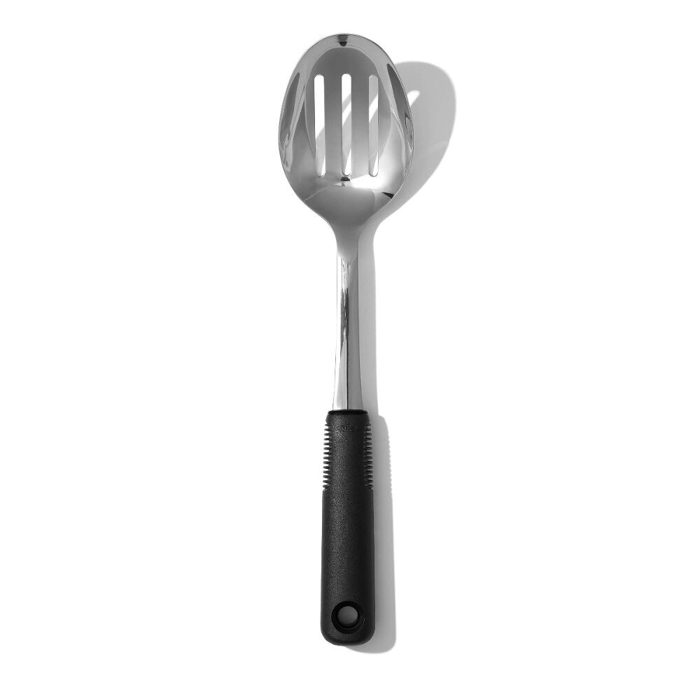 Stainless Steel Slotted Spoon M8