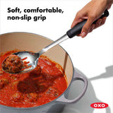 Stainless Steel Slotted Spoon M8