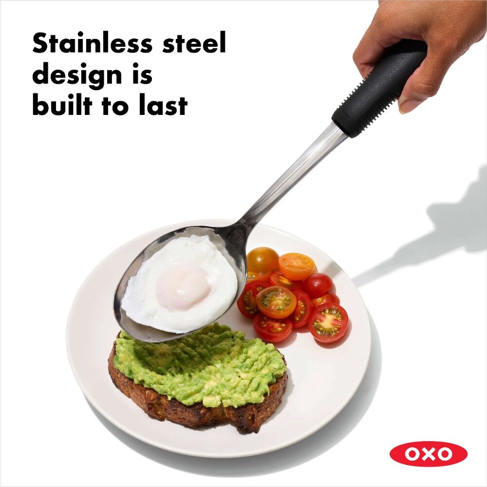 Stainless Steel Slotted Spoon M8