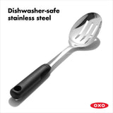 Stainless Steel Slotted Spoon M8