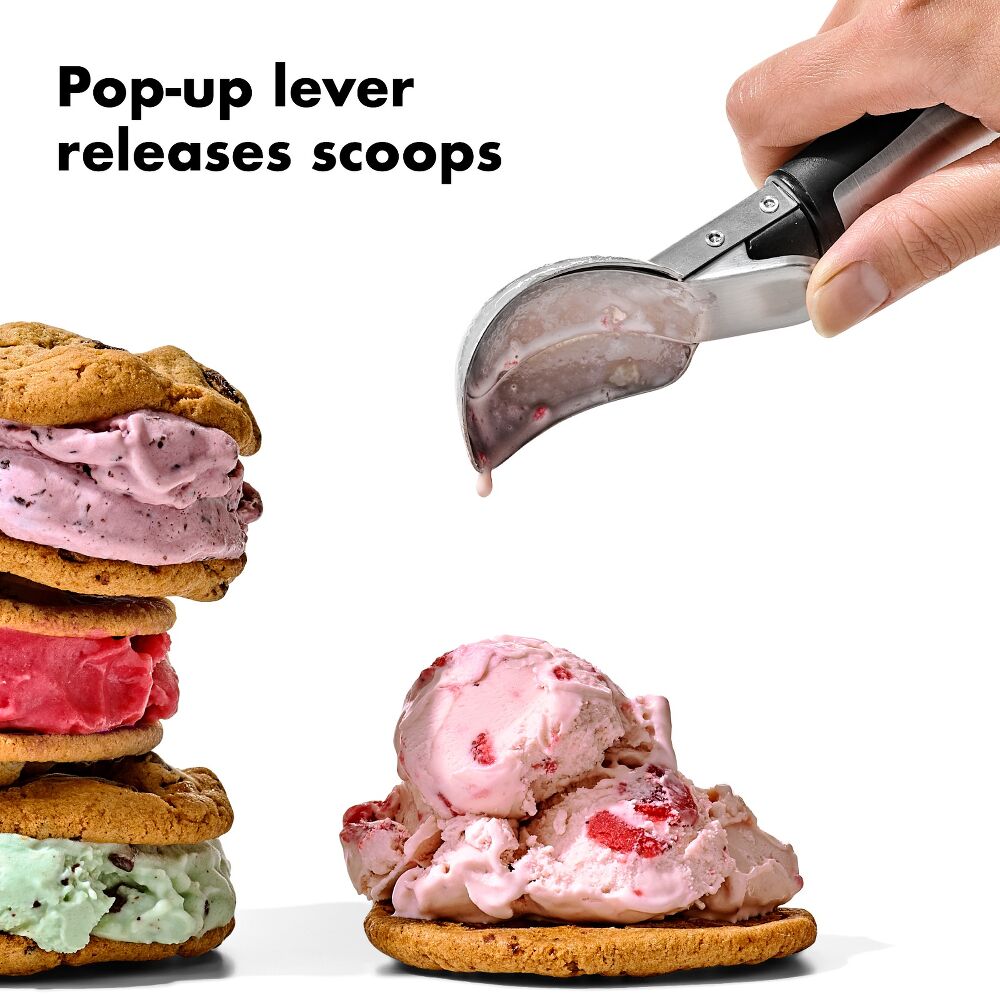 Steel Lever Ice Cream Scoop A7
