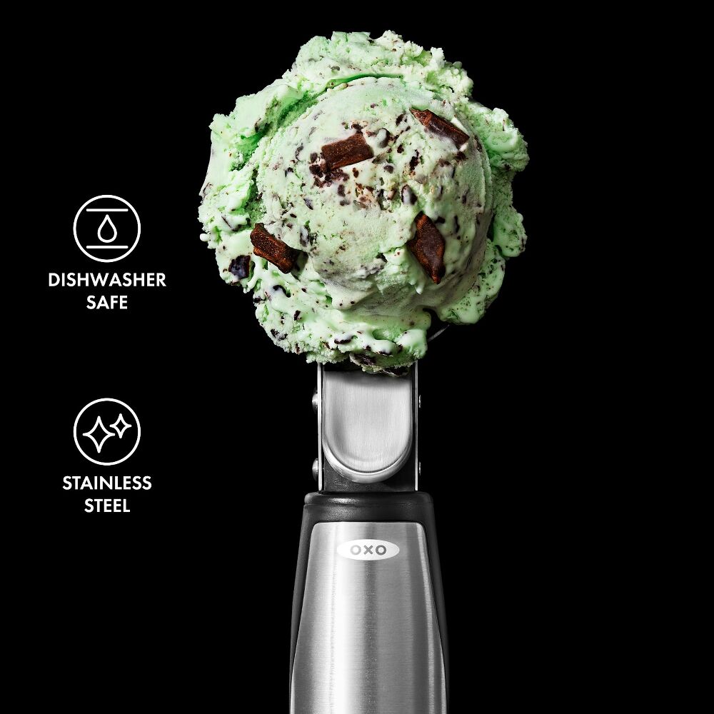 Steel Lever Ice Cream Scoop W1