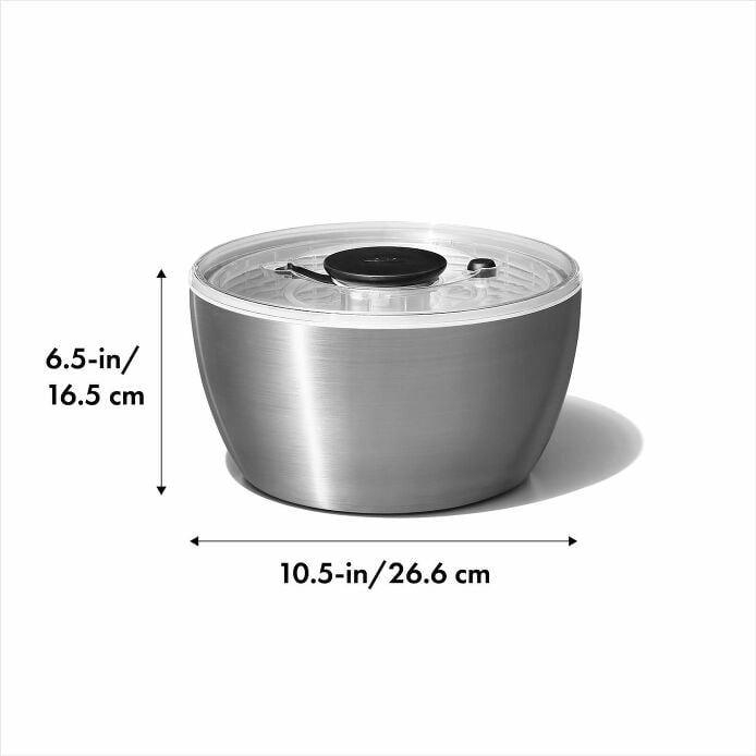 Steel Salad Spinner D9
