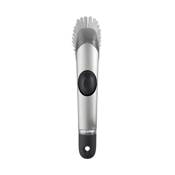 Steel Soap Dispensing Dish Brush N2