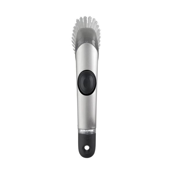 Steel Soap Dispensing Dish Brush N2