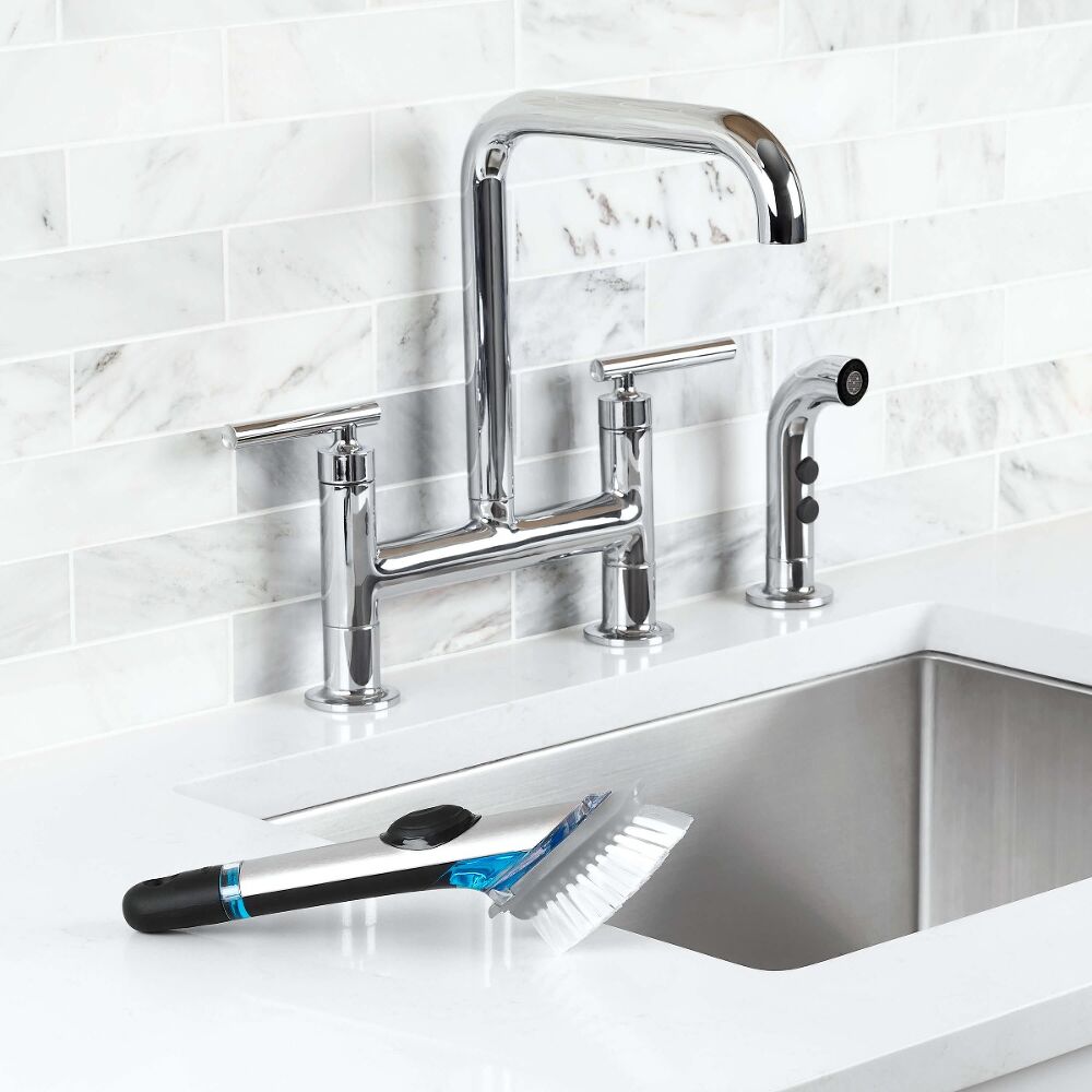 Steel Soap Dispensing Dish Brush Refills A5