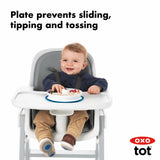 Stick & Stay Suction Divided Plate L4
