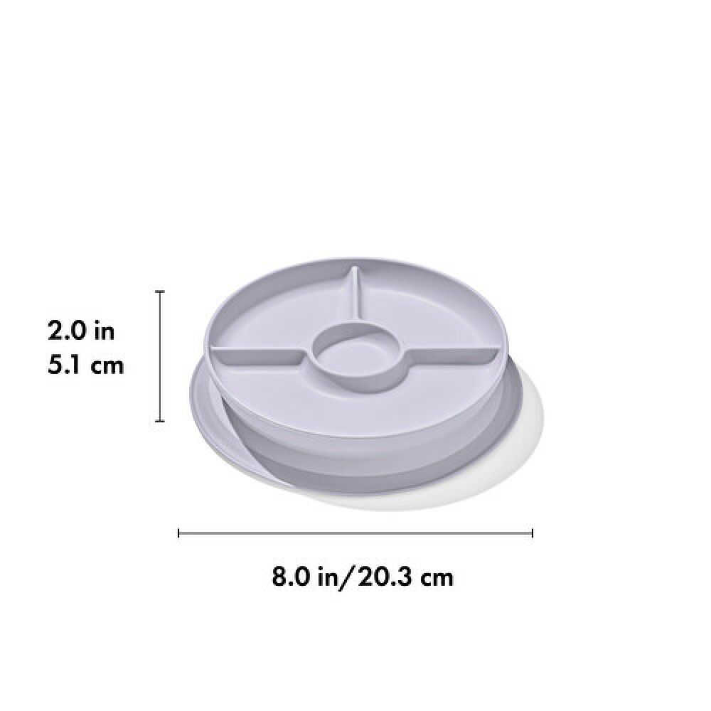 Stick & Stay Suction Divided Plate P3