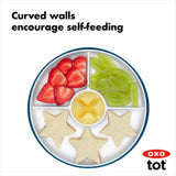 Stick & Stay Suction Divided Plate S5