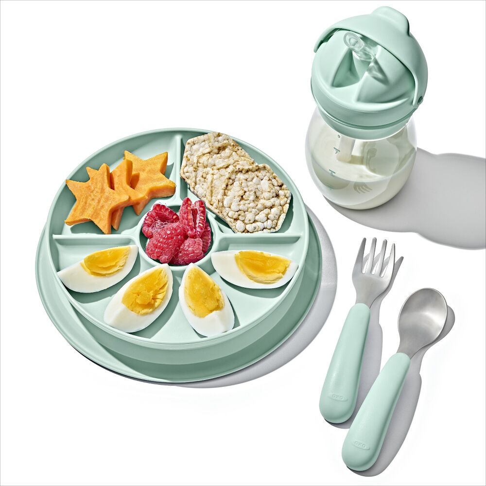Stick & Stay Suction Divided Plate Z8
