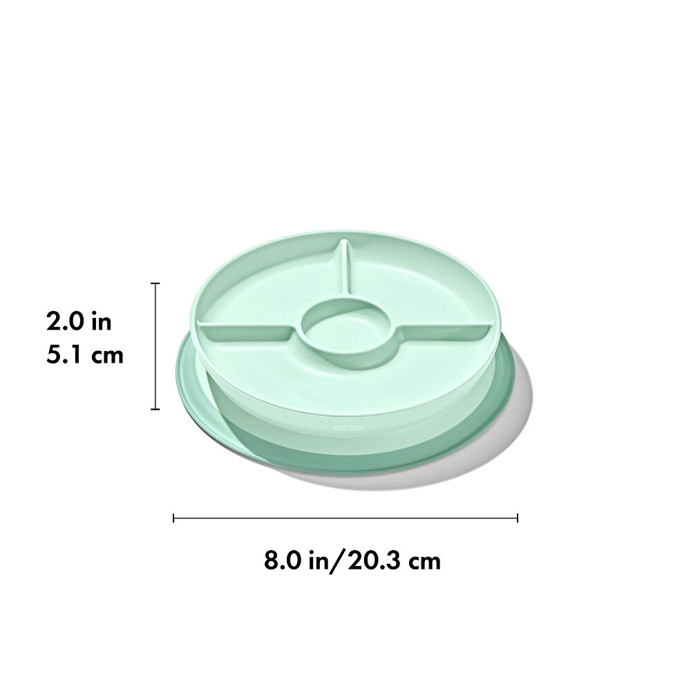 Stick & Stay Suction Divided Plate Z8